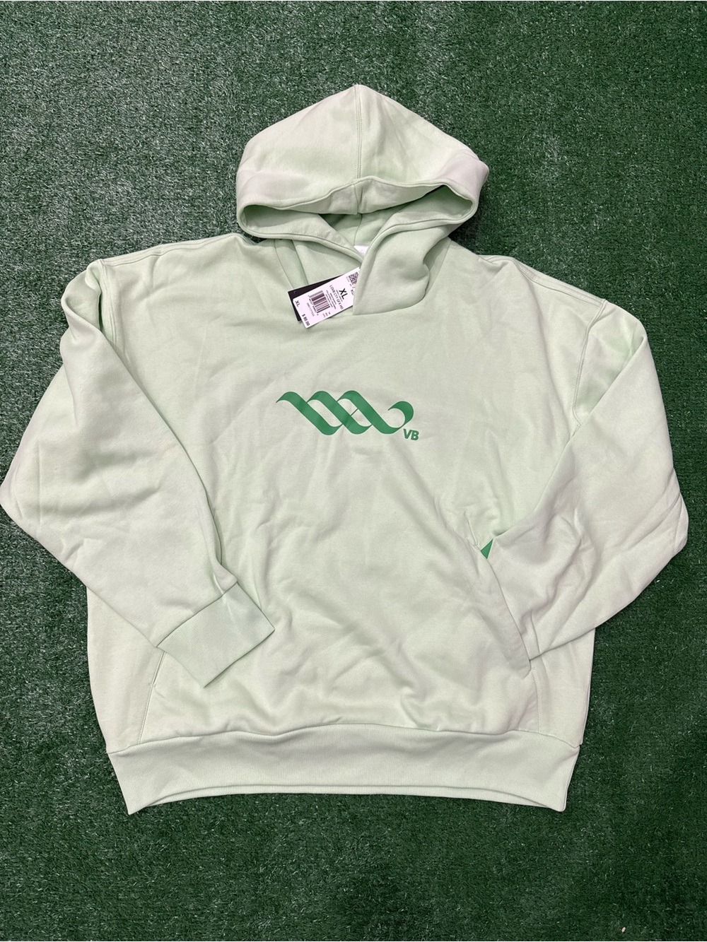 adidas LOVB Nebraska Volleyball City Graphics Hoodie – Semi Green Spark – Men’s